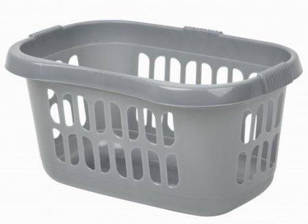 (image for) HIP LAUNDRY BASKET SILVER
