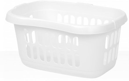 (image for) HIP LAUNDRY BASKET ICE WHITE