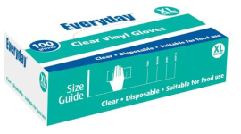 (image for) EVERYDAY CLEAR GLOVES POWDERED