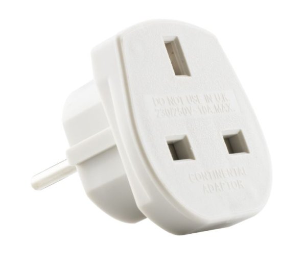 (image for) OME UK TO EU TRAVEL ADAPTOR