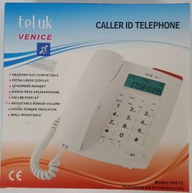 (image for) VENICE CALLER ID T/PHONE WHITE