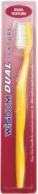 (image for) WISDOM DUAL TEXTURE TOOTHBRUSH -MEDIUM