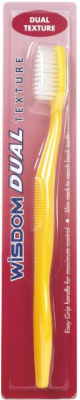 (image for) WISDOM DUAL TEXTURE TOOTHBRUSH -MEDIUM