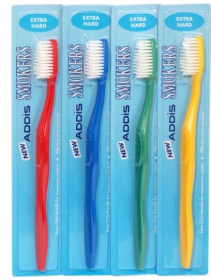 (image for) WISDOM SMOKERS TOOTHBRUSH -EXTRA HARD