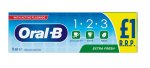 (image for) ORAL B PASTE 1-2-3 EXTRA FRESH PM1 - 75ML