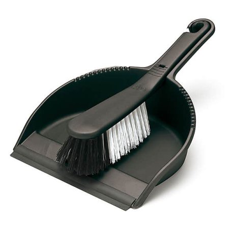 (image for) ADDIS DUSTPAN SET SOFT SILVERM