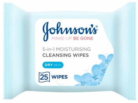 (image for) JOHNSON MAKEUP BE GONE MOISTURISING WIPES - 25S