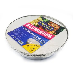 (image for) EXQUZIT FOIL CNTAINER TINS WITH LIDS 180MMX42MM - 4S - NO:12