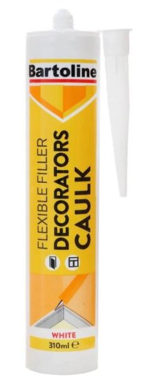 (image for) BARTOLINE DECORATORS FLEXIBLE CAULK CARTRIDGE-310ML