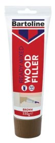 (image for) BARTOLINE WOOD FILLER BROWN TUBE-330G