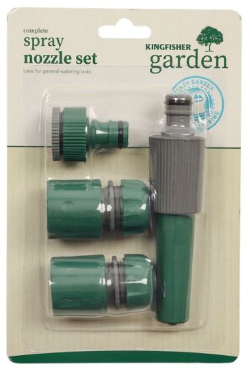 (image for) KINGFISHER GARDEN SPRAY NOZZLE SET - STD