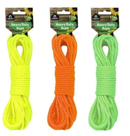 (image for) KINGFISHER POLYPROPYLENE ROPE 15M
