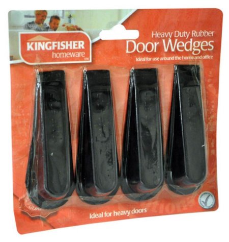 (image for) KINGFISHER RUBBER DOOR STOP WEDGES 4S
