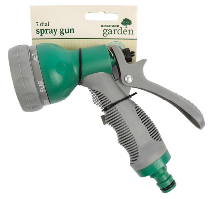 (image for) KINGFISHER GARDEN 7 DIAL SPRAY GUN - STD