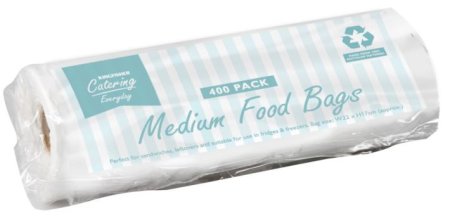 (image for) KINGFISHER MEDIUM FOOD FREEZER BAGS 400S