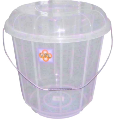 (image for) VPL PLASTIC BUCKET+LID CLEAR