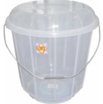 (image for) VPL PLASTIC BUCKET+LID CLEAR