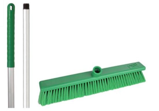 (image for) RS SOFT BROOM HEAD+HANDLE GREE