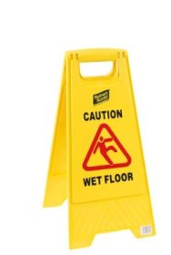 (image for) WET FLOOR SIGN