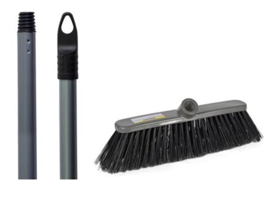 (image for) RS HW STIFF BROOMHEAD+HAND BLK