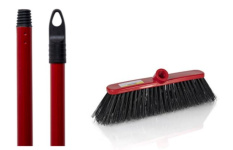 (image for) RS HW STIFF BROOMHEAD+HAND RED