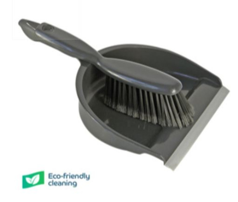 (image for) RS SOFT DUSTPAN/BRUSH RCY GREY