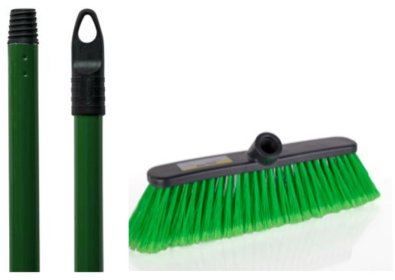 (image for) RS E/SOFT BROOM HEAD+HANDL GRN