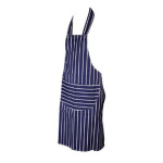 (image for) APRON CHEFS STRIPED BLUE