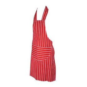 (image for) APRON CHEFS STRIPED RED