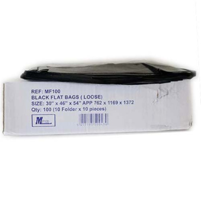 (image for) BLACK REFUSE BAGS FLAT LOOSE