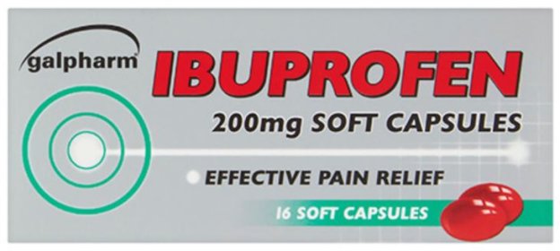 (image for) GALPHARM IBUPROFEN SOFT CAPSULES 16S - 200MG