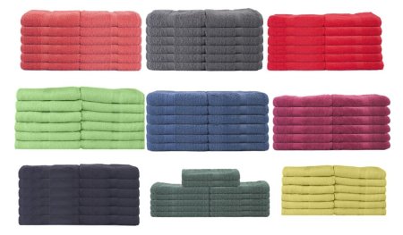 (image for) FACE CLOTH DARK COLOURS ASSORTED - STD