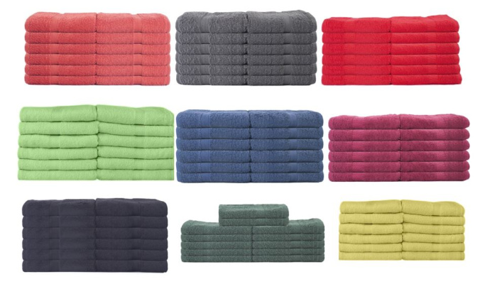 (image for) FACE CLOTH DARK COLOURS ASSORTED - STD