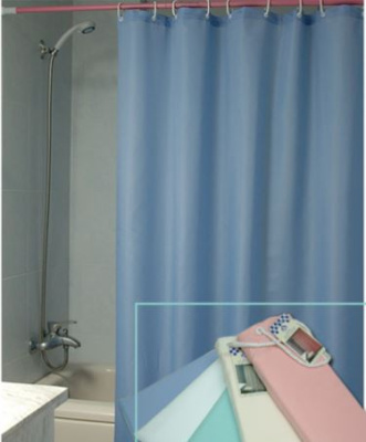 (image for) SHOWER CURTAIN PLAIN ASST