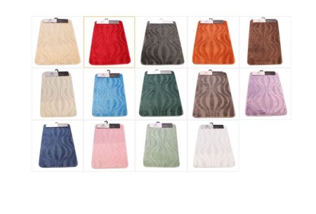 (image for) EVELINA BATHROOM MAT MEDIUM - ASSORTED