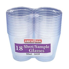 (image for) Caroline Plastic Shot Glasses 18S- 50ML