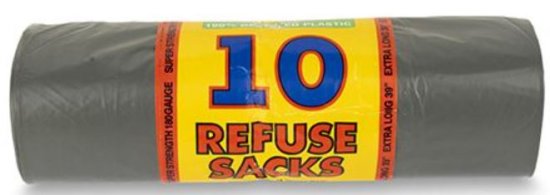 (image for) Royal Markets Refuse Sacks Roll Grey- 10S