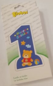 (image for) B/DAY CANDLE '1' BLUE