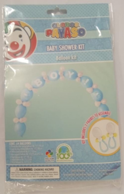 (image for) BALLON BABY SHOWER KIT BLUE