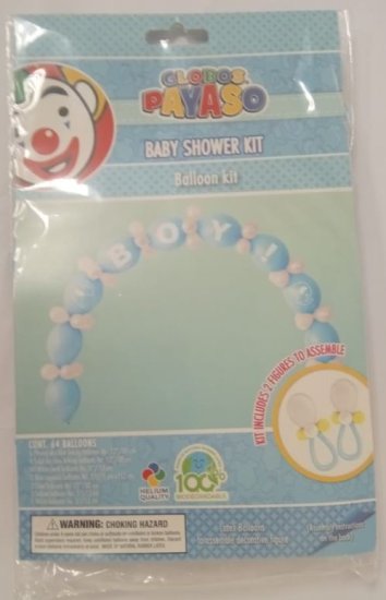 (image for) BALLON BABY SHOWER KIT BLUE