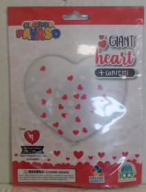 (image for) VAL GIANT HEARTS BALLOON+CONFE
