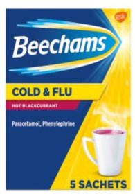 (image for) BEECHAMS COLD&FLU SACHET BL-CU