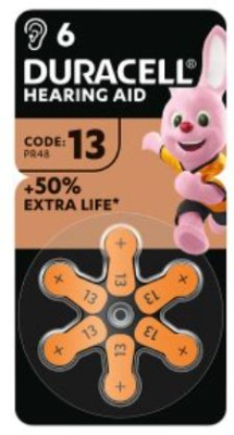 (image for) DURACELL HEARING AID BATTERY