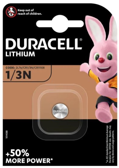 (image for) DURACELL DL1/3N LITHIUM BATT3V