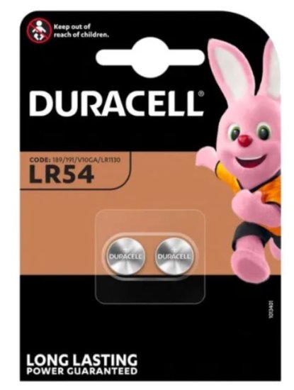 (image for) DURACELL LR54 BATTERY 1.5V