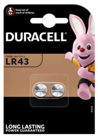 (image for) DURACELL LR43 ALKALINE 1.5V