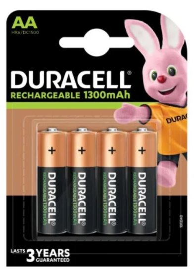 (image for) DURACELL RECHARGE 1300MAH-AA