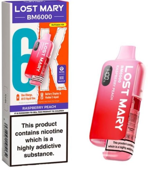 (image for) LOSTMARY BM6000 POD RASP/PEACH