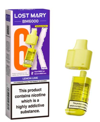 (image for) LOSTMARY BM6000 POD LEMON LIME