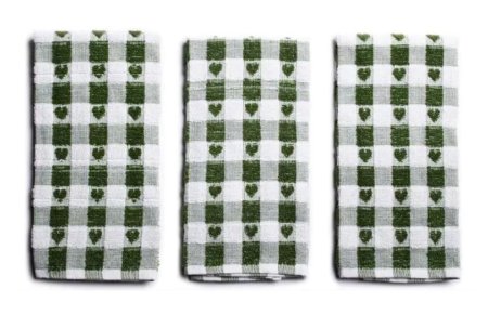 (image for) SABICHI TEA TOWELS SAGE HEART